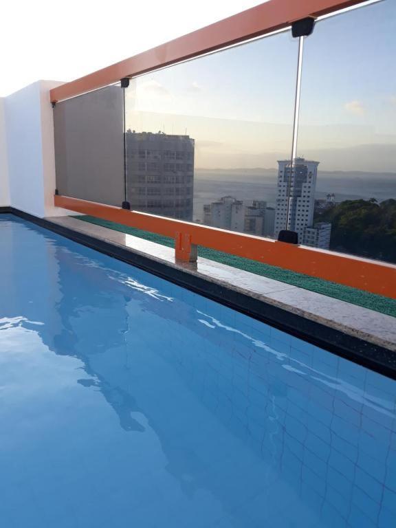 Maravilhoso Apartamento 2 Quartos Com Ofuro Porto Da Barra Salvador Summer Barra Flat Bagian luar foto